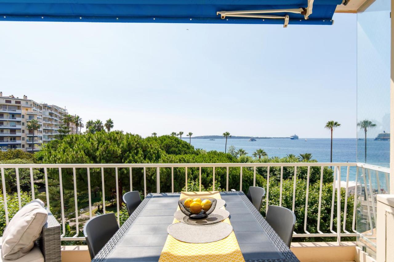Vue Mer Exceptionnelle Sur Plage Du Midi En 1Re Ligne- 2 Chambres Cannes Zewnętrze zdjęcie
